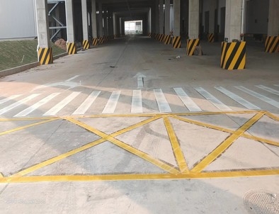 抚州抚州厂区道路标线施工